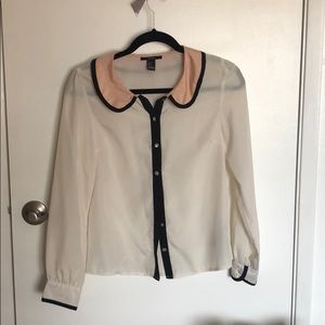 Long sleeve vintage blouse